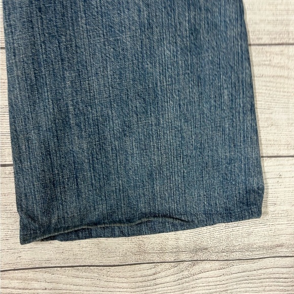 American Eagle Real Flare Jeans ALTERED TO 6 regular instead of 6 long - Picture 4 of 5